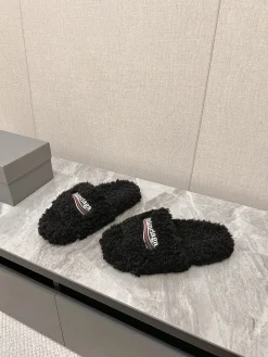 Alternative view of BALENCIAGA Slippers Brushed Cotton Black EU35-45 A70202609111399