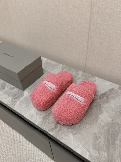 BALENCIAGA Slippers Brushed Cotton Pink-White EU35-44 B10202609111361