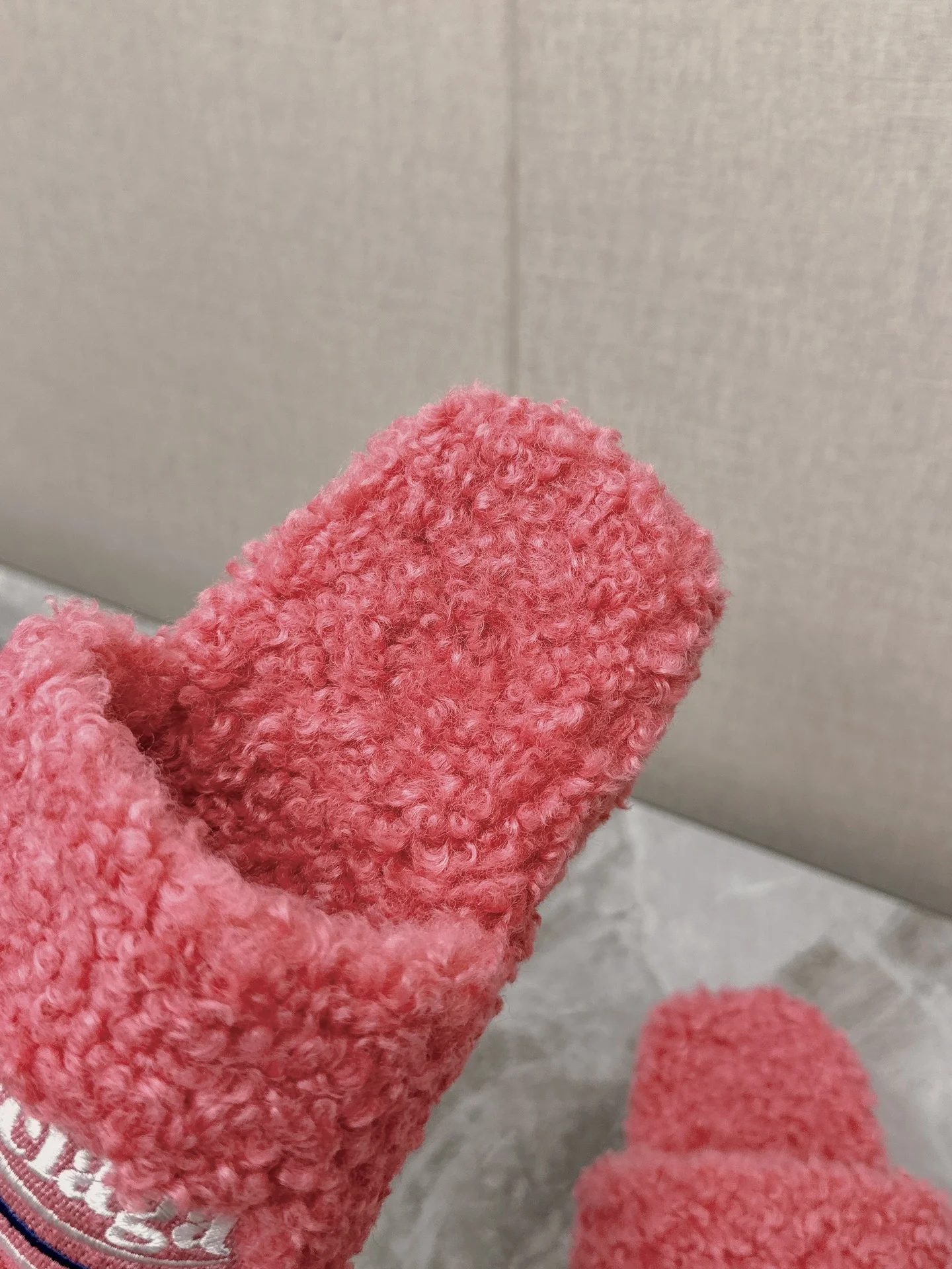 BALENCIAGA Slippers Brushed Cotton Pink-White EU35-44 B10202609111361 - Image 6