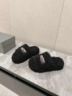 Alternative view of BALENCIAGA Slippers Cotton Rubber Black EU35-45 B00202609111394