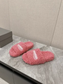 Alternative view of BALENCIAGA Slippers Cotton Rubber Pink-White EU35-45 A70202609111400