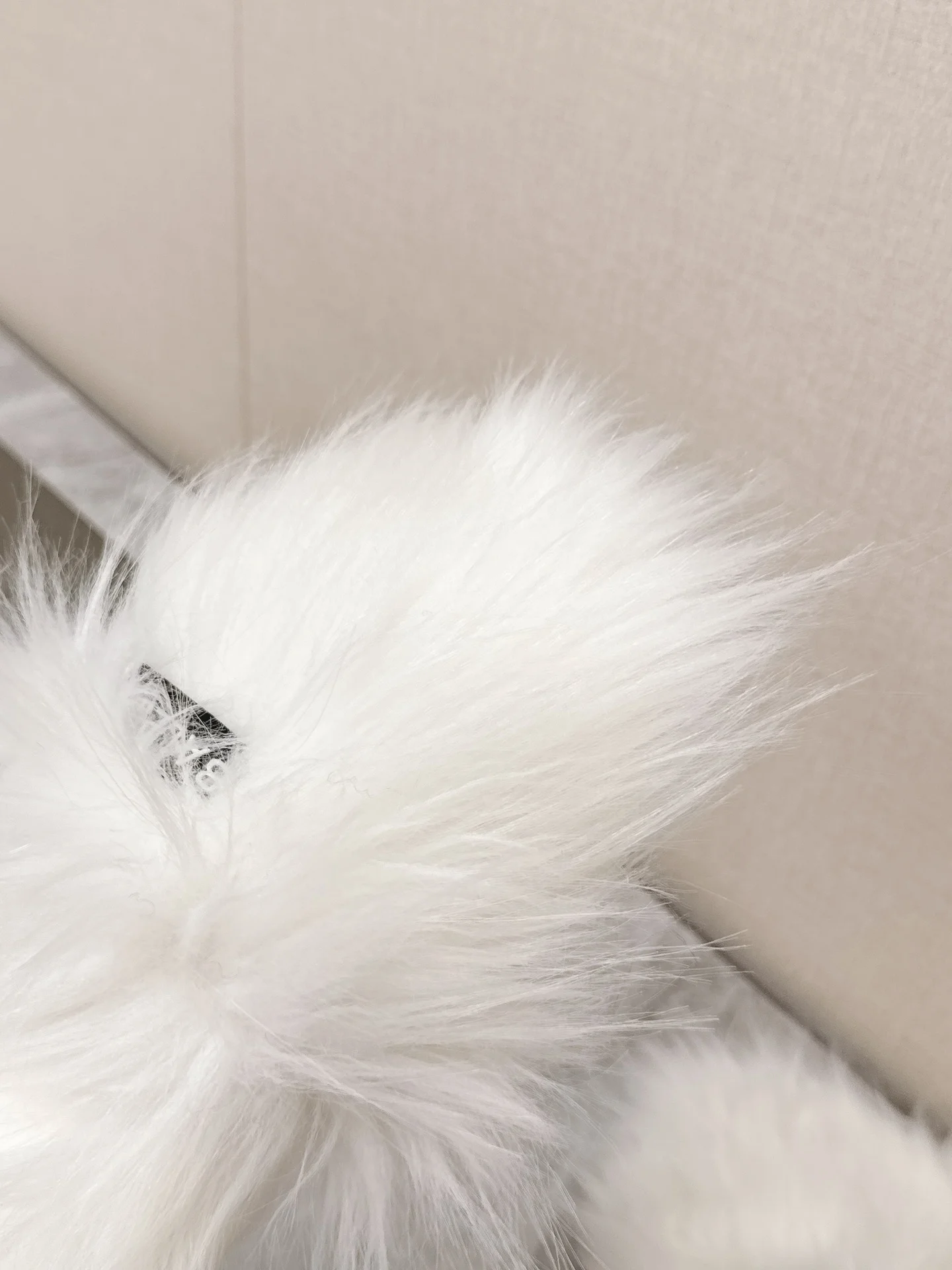 BALENCIAGA Slippers Faux Fur White-Black EU35-40 B20202609111384 - Image 6