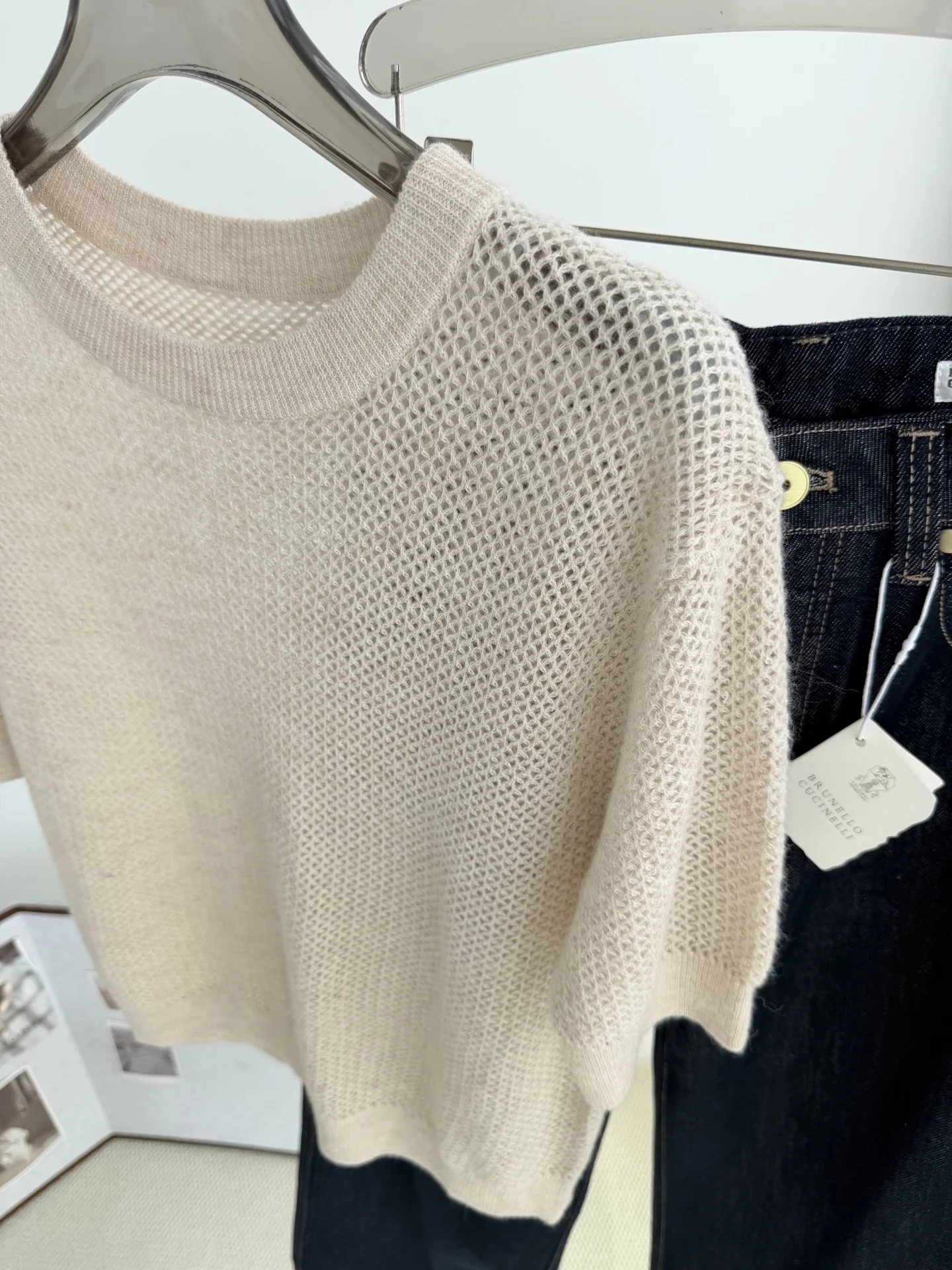 BALENCIAGA Sweaters Beige S-L B60202609063562 - Image 4