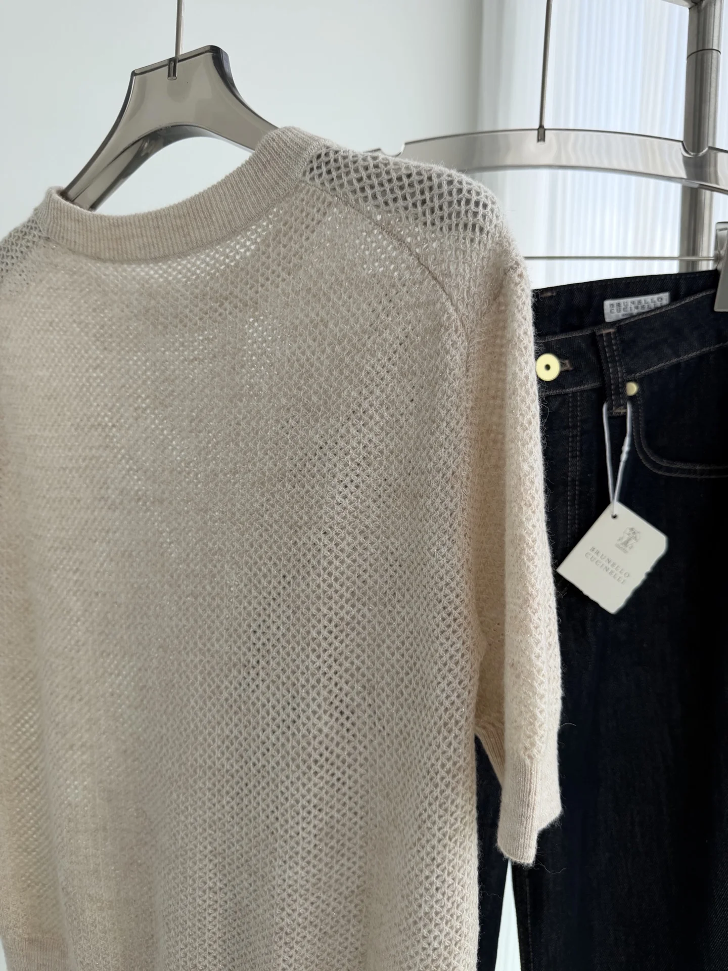 BALENCIAGA Sweaters Beige S-L B60202609063562 - Image 5