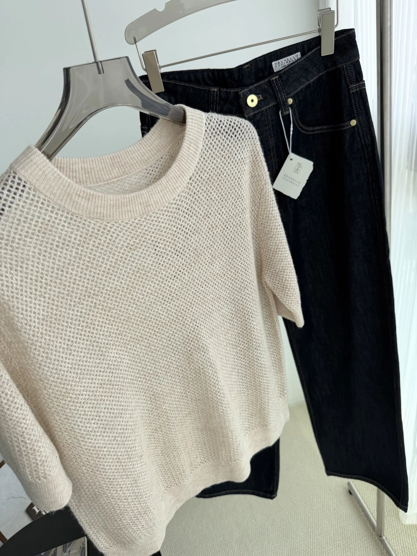 BALENCIAGA Sweaters Beige S-L B60202609063562 - Image 6