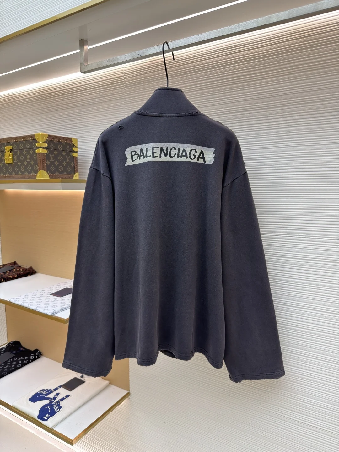 BALENCIAGA Sweaters Gray S-L B00202609090632 - Image 2