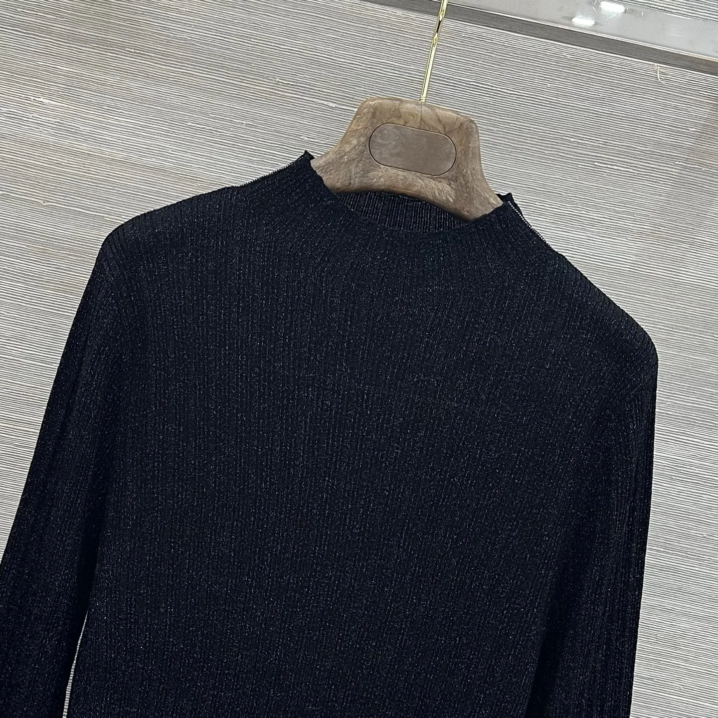 BALENCIAGA Sweaters Metallic Wool Black M C25202609062055 - Image 2