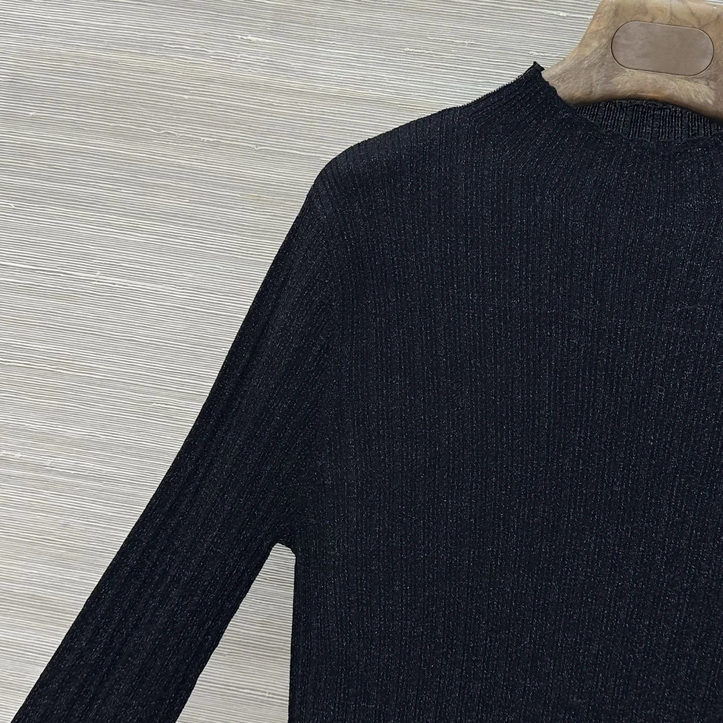BALENCIAGA Sweaters Metallic Wool Black M C25202609062055 - Image 3