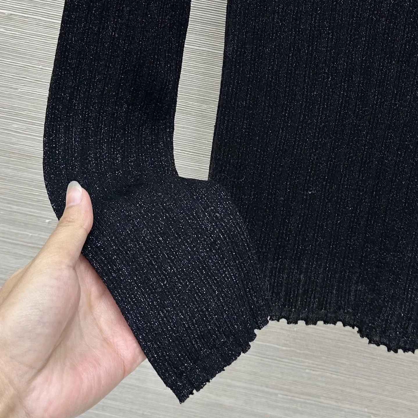 BALENCIAGA Sweaters Metallic Wool Black M C25202609062055 - Image 6