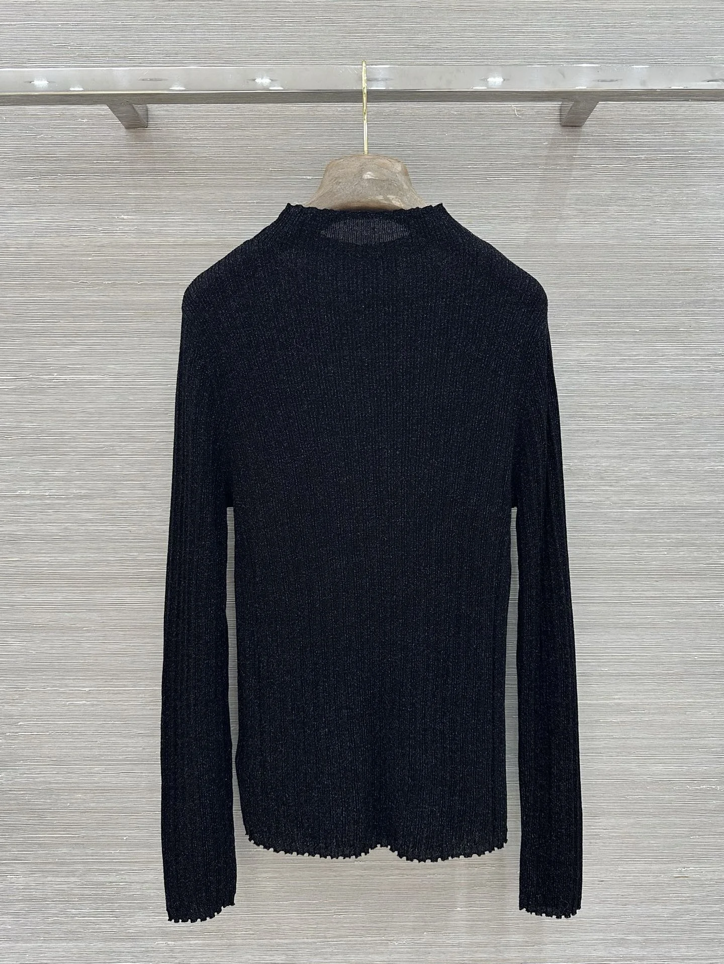 BALENCIAGA Sweaters Metallic Wool Black M C25202609062055 - Image 9