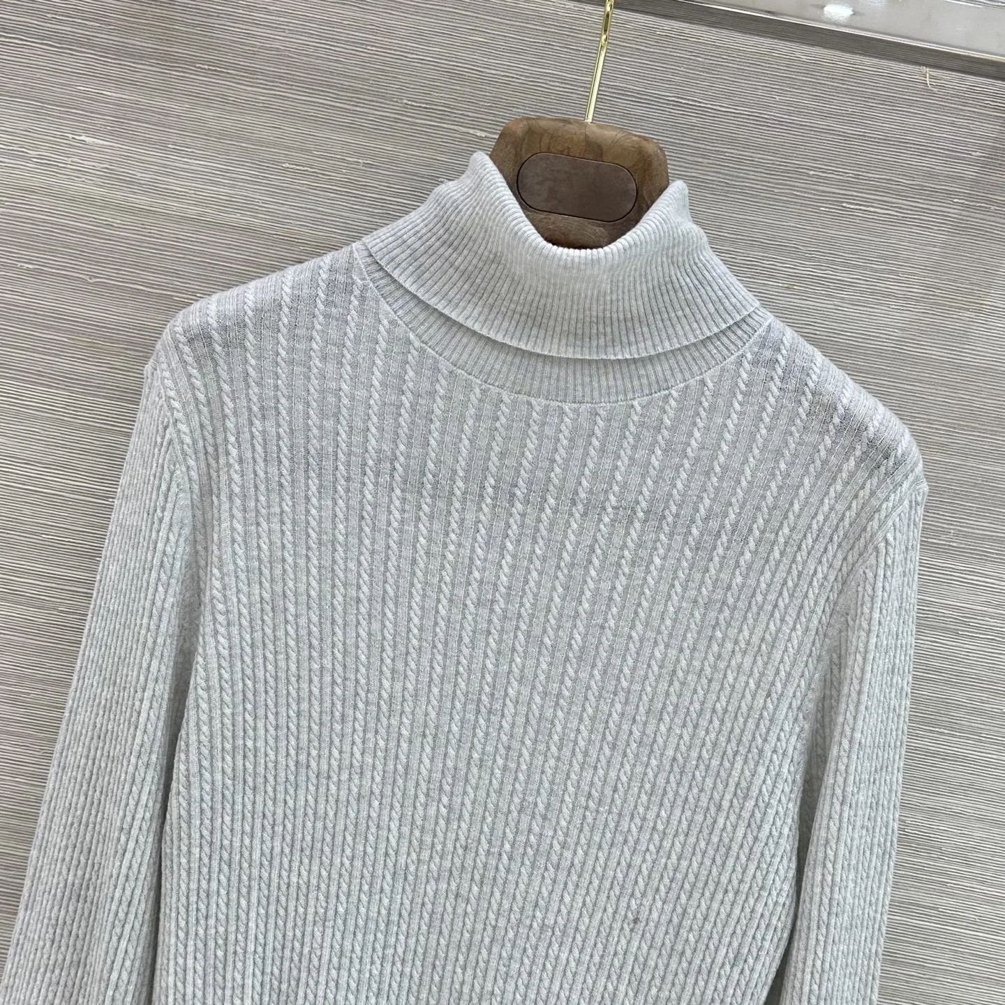 BALENCIAGA Sweaters Metallic Wool Grey M C55202609062021 - Image 2