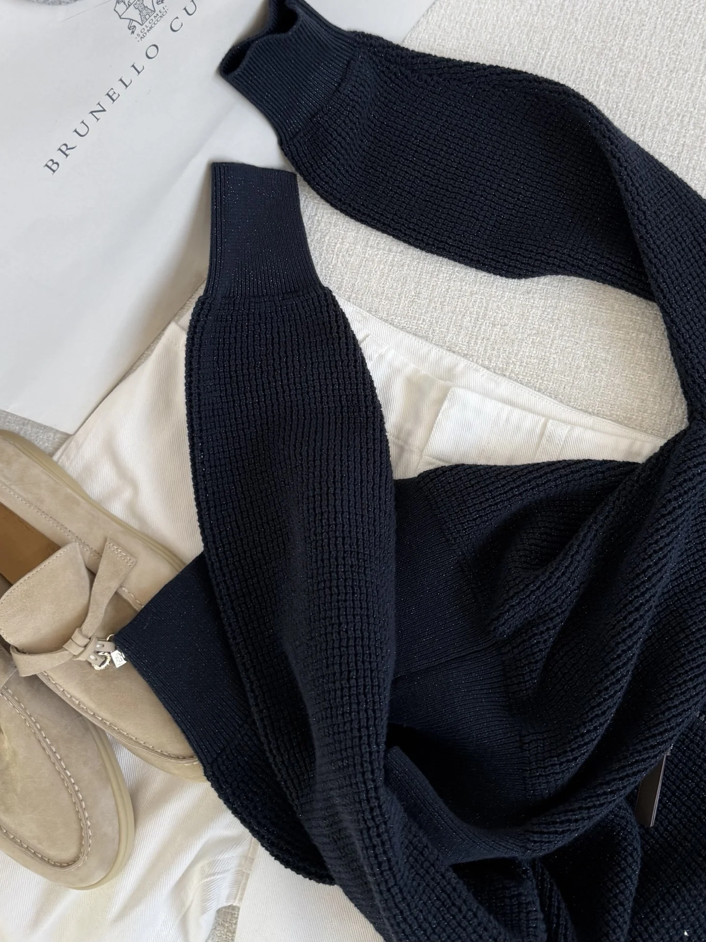 BALENCIAGA Sweaters Navy-Gray S-L B55202609061555 - Image 8