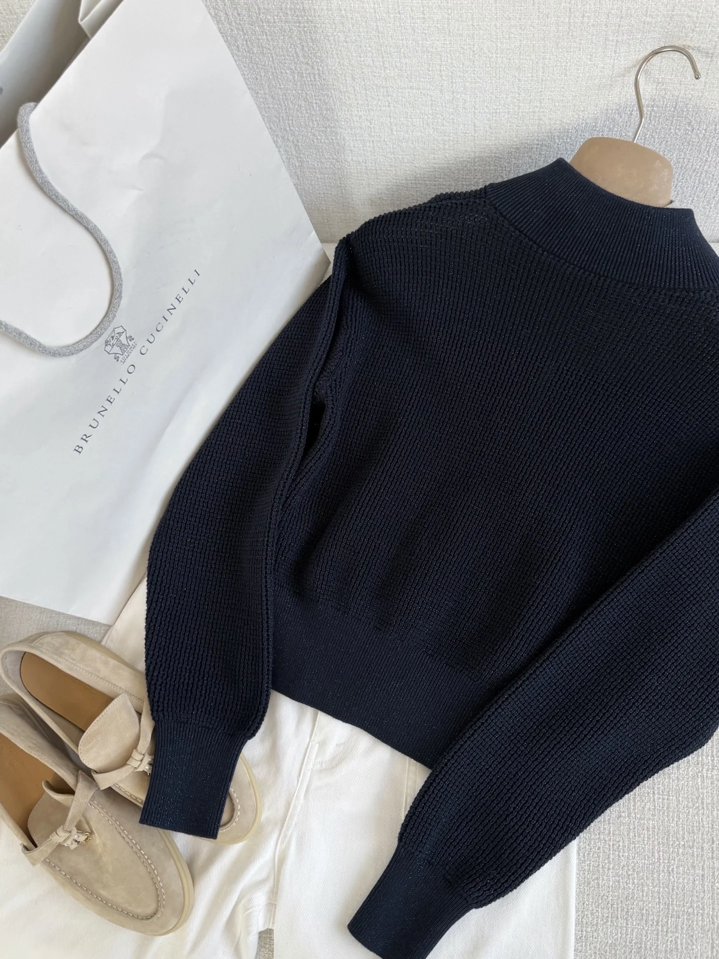 BALENCIAGA Sweaters Navy-Gray S-L B55202609061555 - Image 9