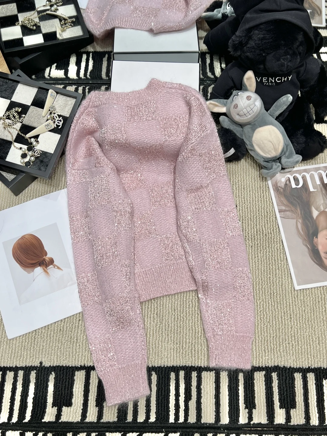 BALENCIAGA Sweaters Pink-Silver S-L B55202609063071 - Image 7