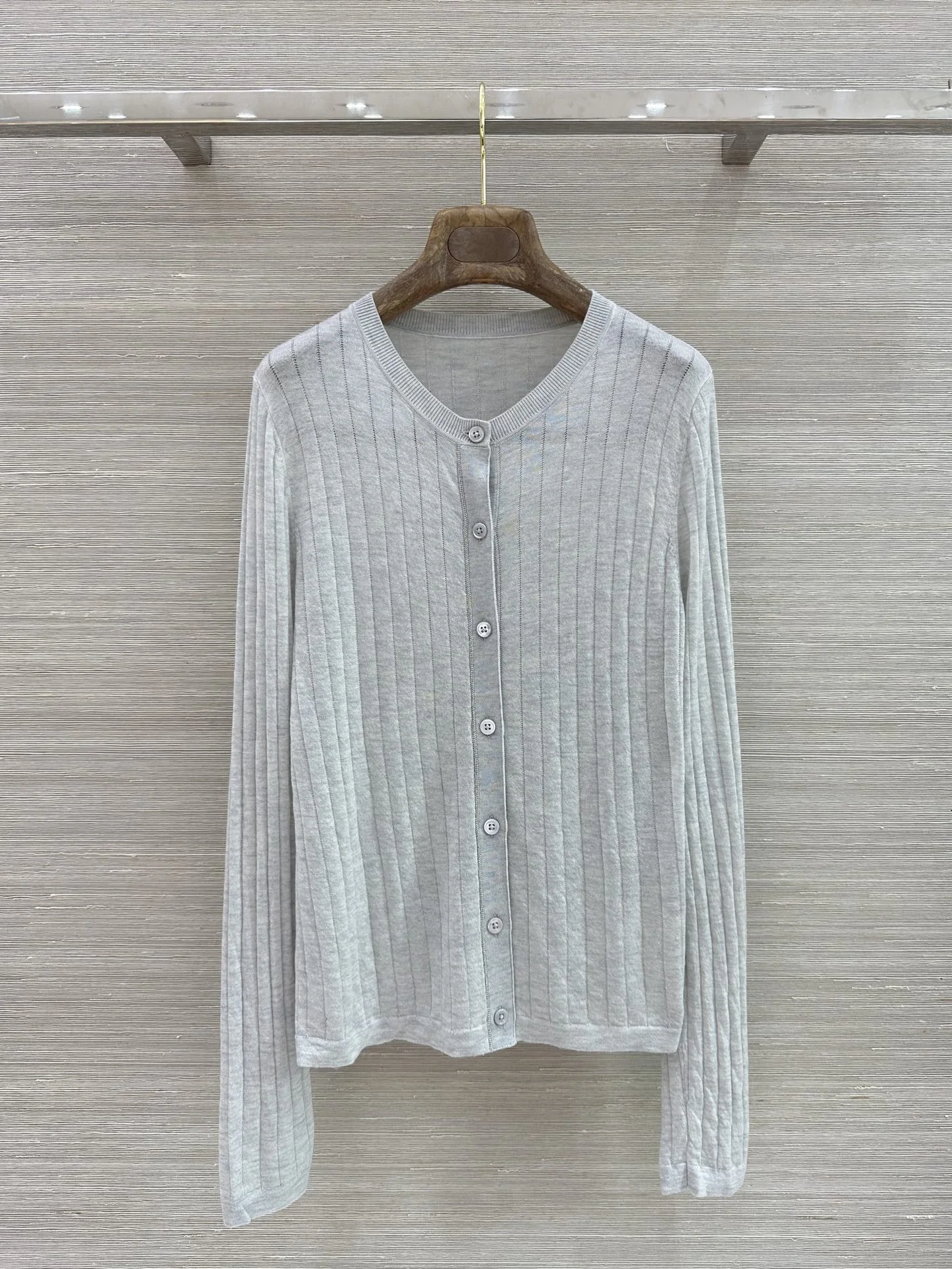 BALENCIAGA Sweaters Silver Wool Gray M C55202609062041