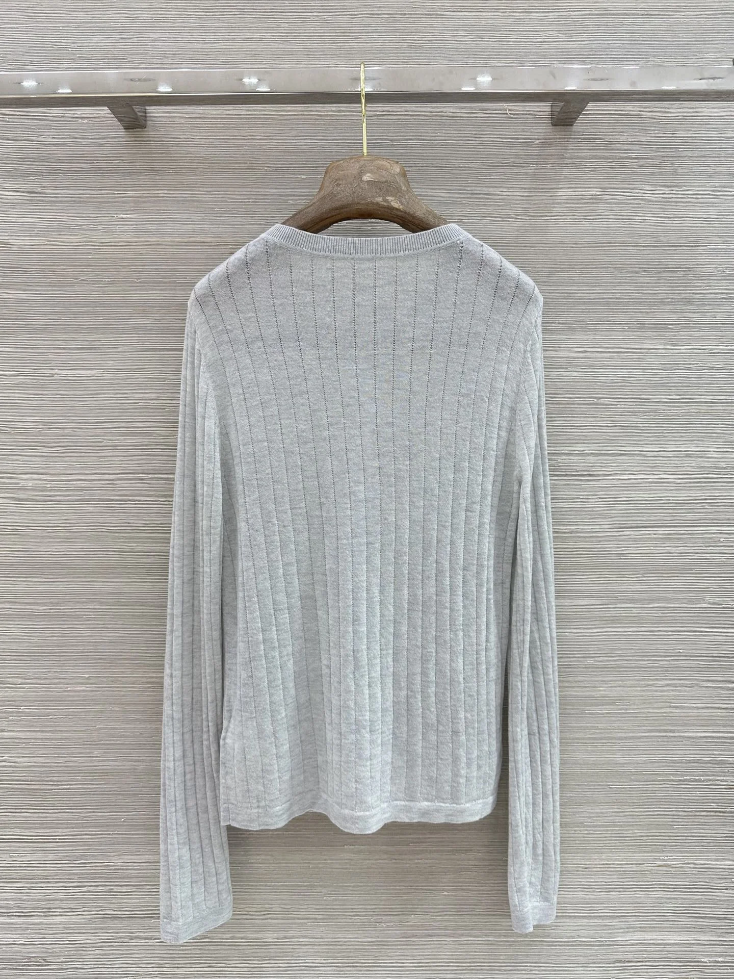 BALENCIAGA Sweaters Silver Wool Gray M C55202609062041 - Image 9