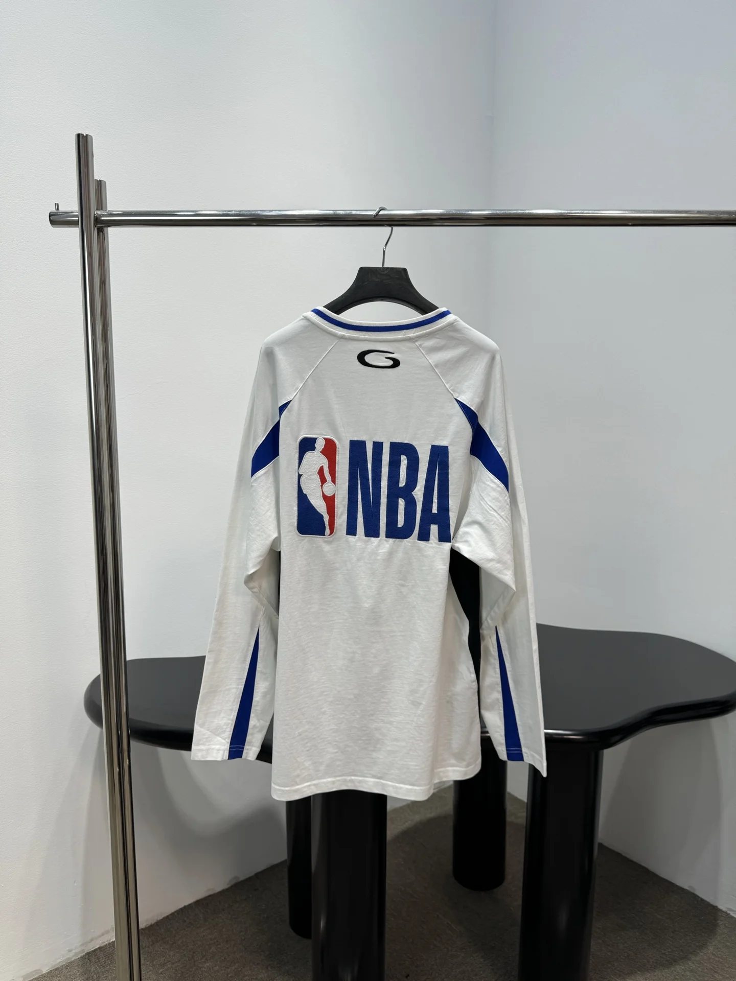 BALENCIAGA T-shirts Jersey White-Blue S-L B20202609060339 - Image 3