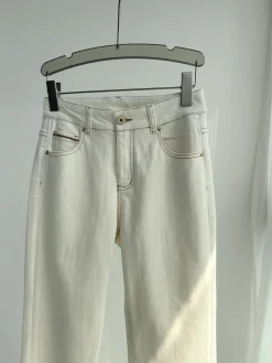 Alternative view of BALENCIAGA Trousers Denim White-Beige 26-30 B45202609063554