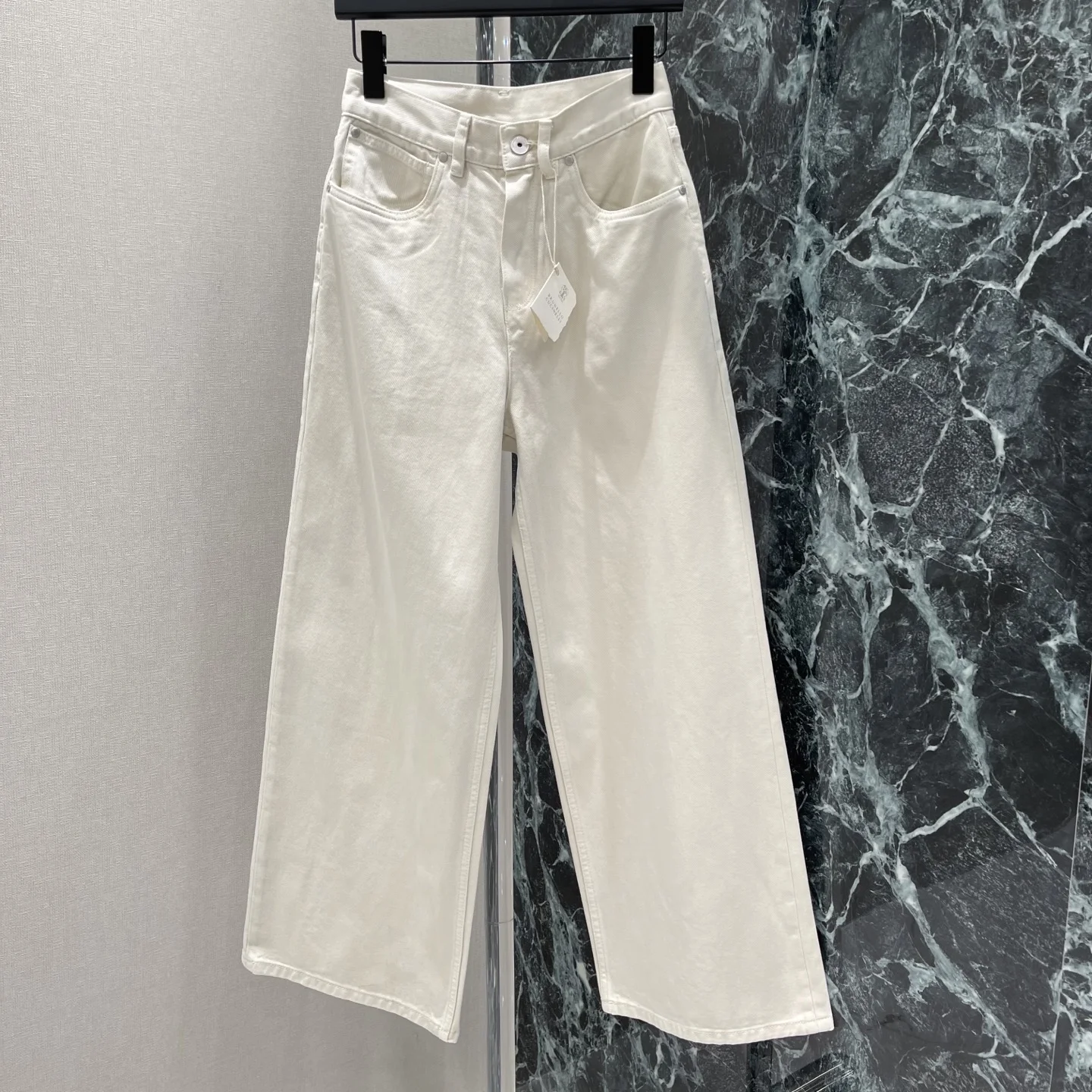 BALENCIAGA Trousers Denim White S-XL C10202609061640 - Image 2