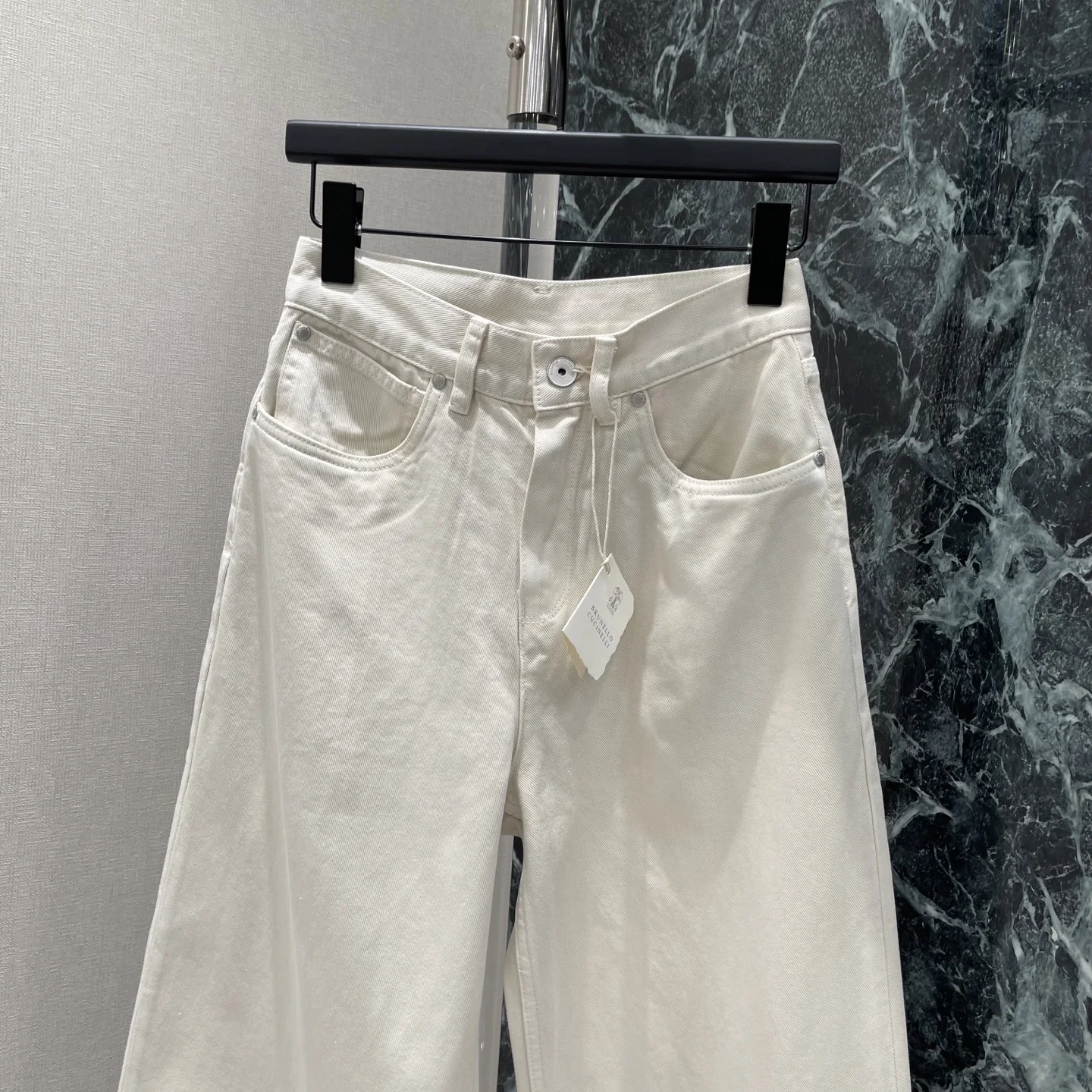 BALENCIAGA Trousers Denim White S-XL C10202609061640 - Image 3