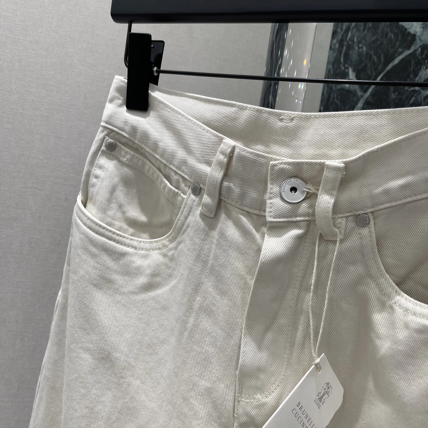 BALENCIAGA Trousers Denim White S-XL C10202609061640 - Image 4