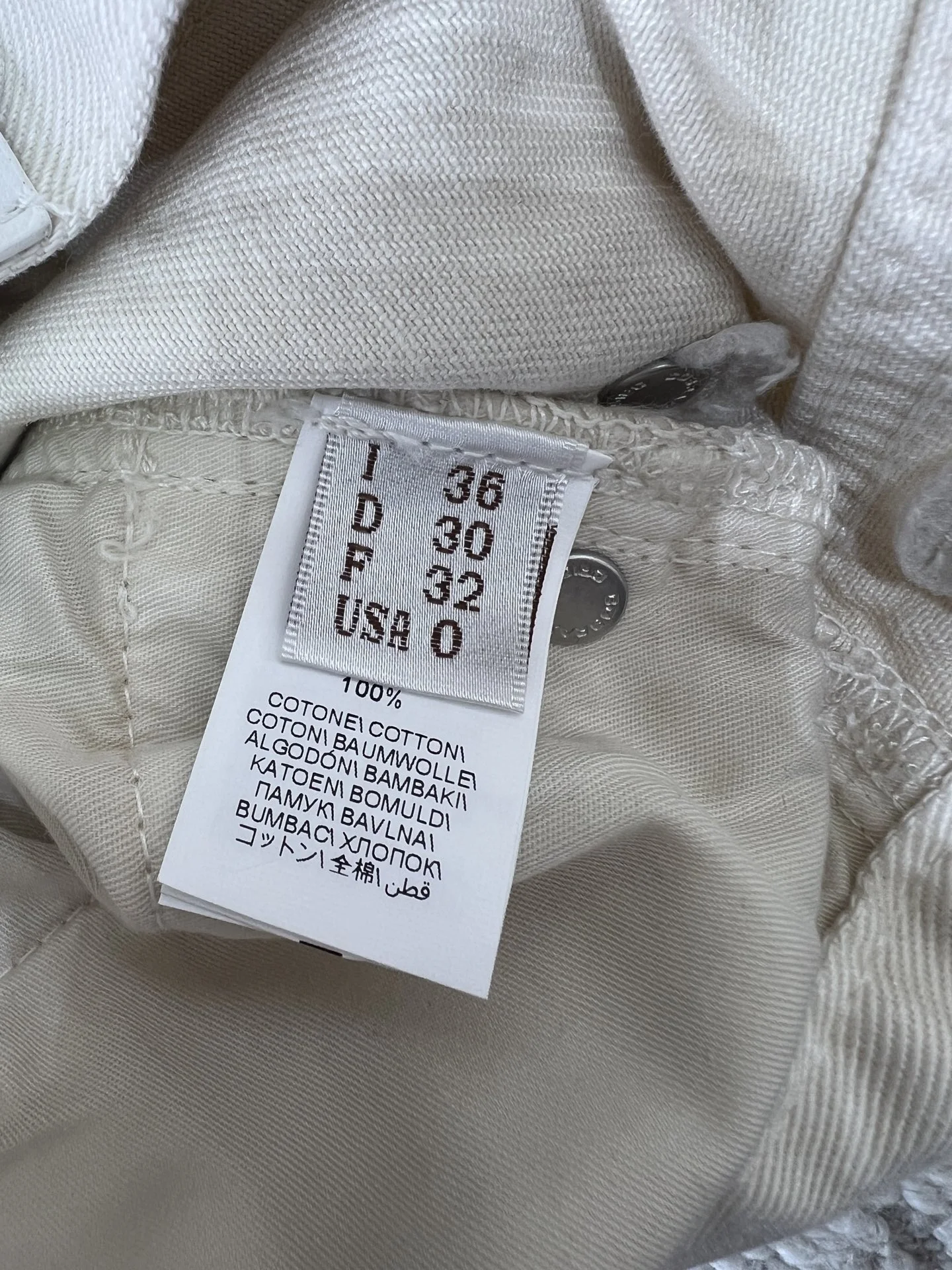 BALENCIAGA Trousers White S-L B85202609063184 - Image 9