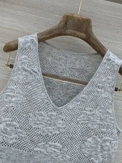 Alternative view of BALENCIAGA Vests Alpaca Silk Grey S-L A75202609062048