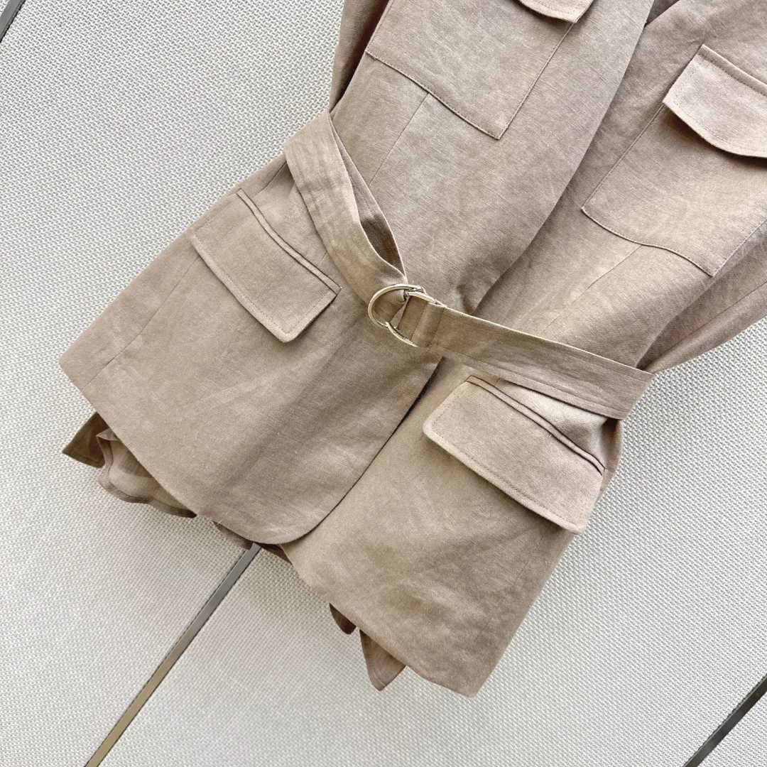 BALENCIAGA Vests Linen Beige S M L C65202609062204 - Image 8