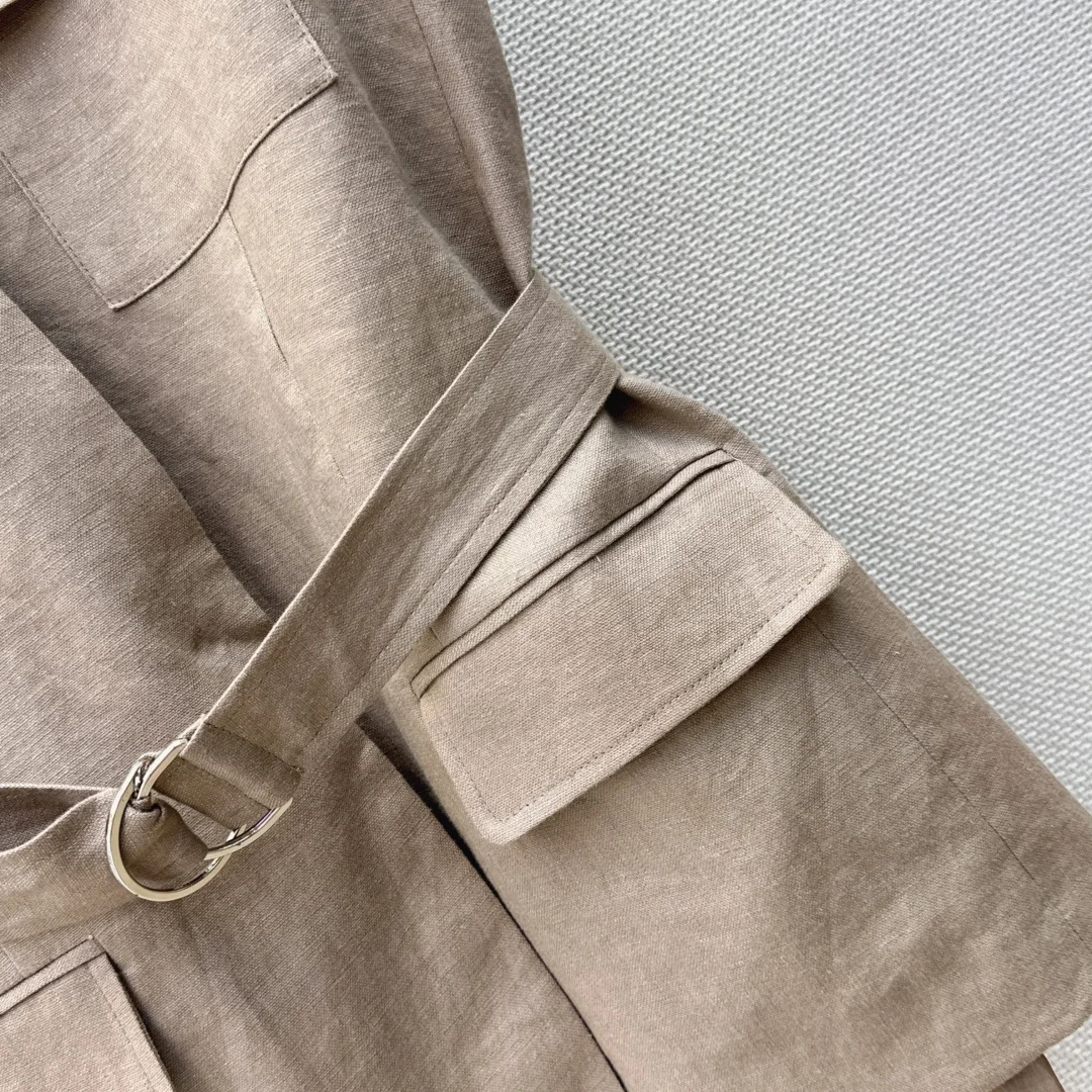 BALENCIAGA Vests Linen Beige S M L C65202609062204 - Image 9