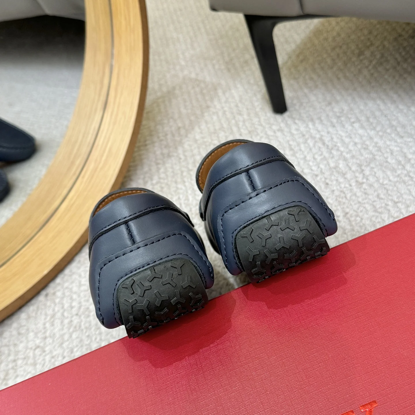 BALLY Loafers Leather Blue EU38-44 B00202609110161 - Image 9
