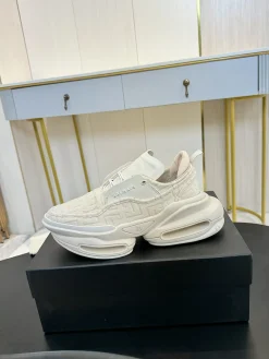 BALMAIN Sneakers Mixed Materials White-Beige EU35-46 C90202609110080