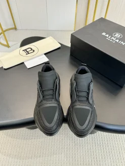 Alternative view of BALMAIN Sneakers Multi-material TPU Black EU35-46 C90202609110081