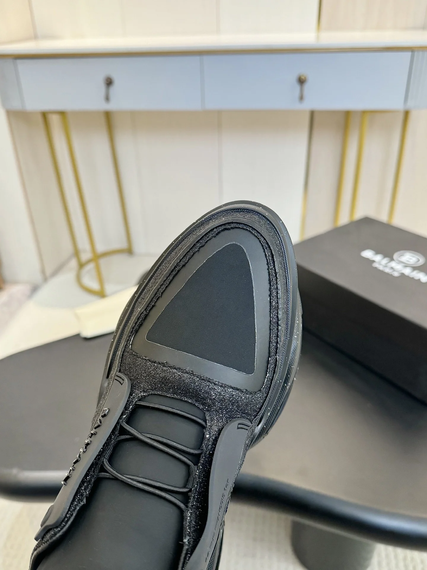 BALMAIN Sneakers Multi-material TPU Black EU35-46 C90202609110081 - Image 8