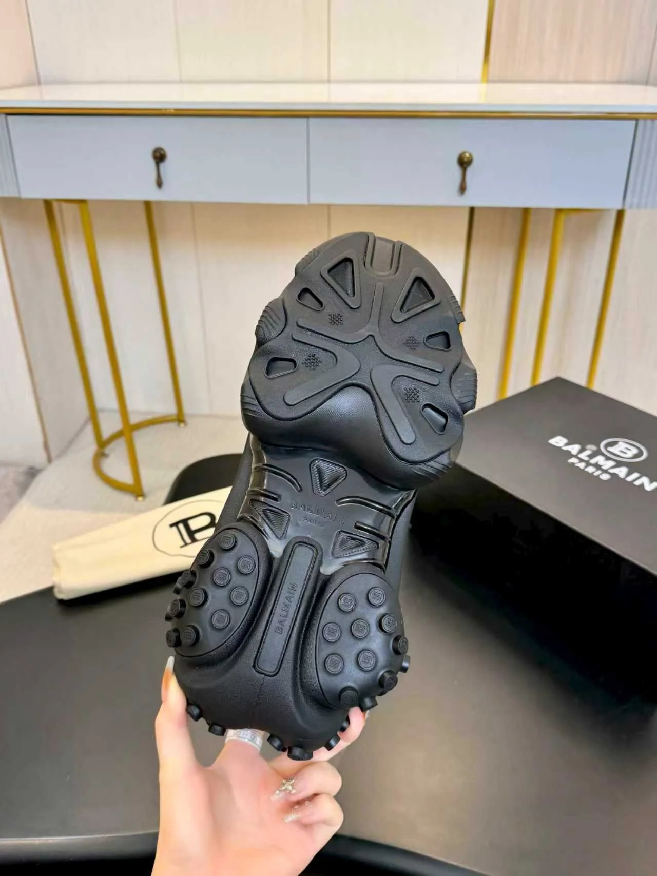 BALMAIN Sneakers TPU Foam Sole Black EU40-46 C80202609110066 - Image 5