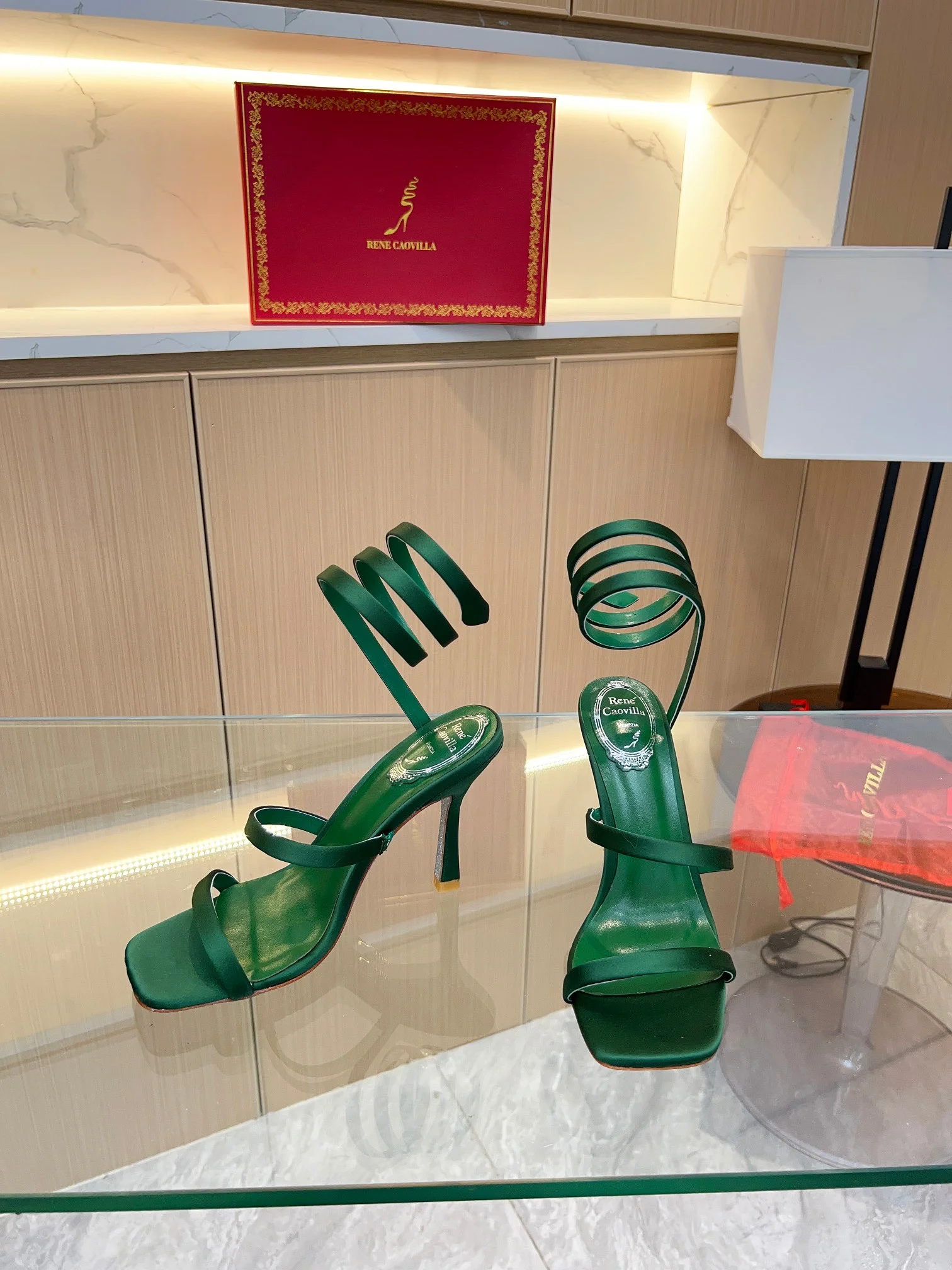 BENEDETTA BRUZZICHES Pumps Silk Green-Silver EU35-39 B70202609110392 - Image 4