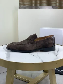 BERLUTI Formal Shoes Calfskin Leather Brown-Black EU39-45 F00202609110929