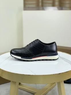 BERLUTI Sneakers Calf Leather Black-White EU39-44 D60202609111018