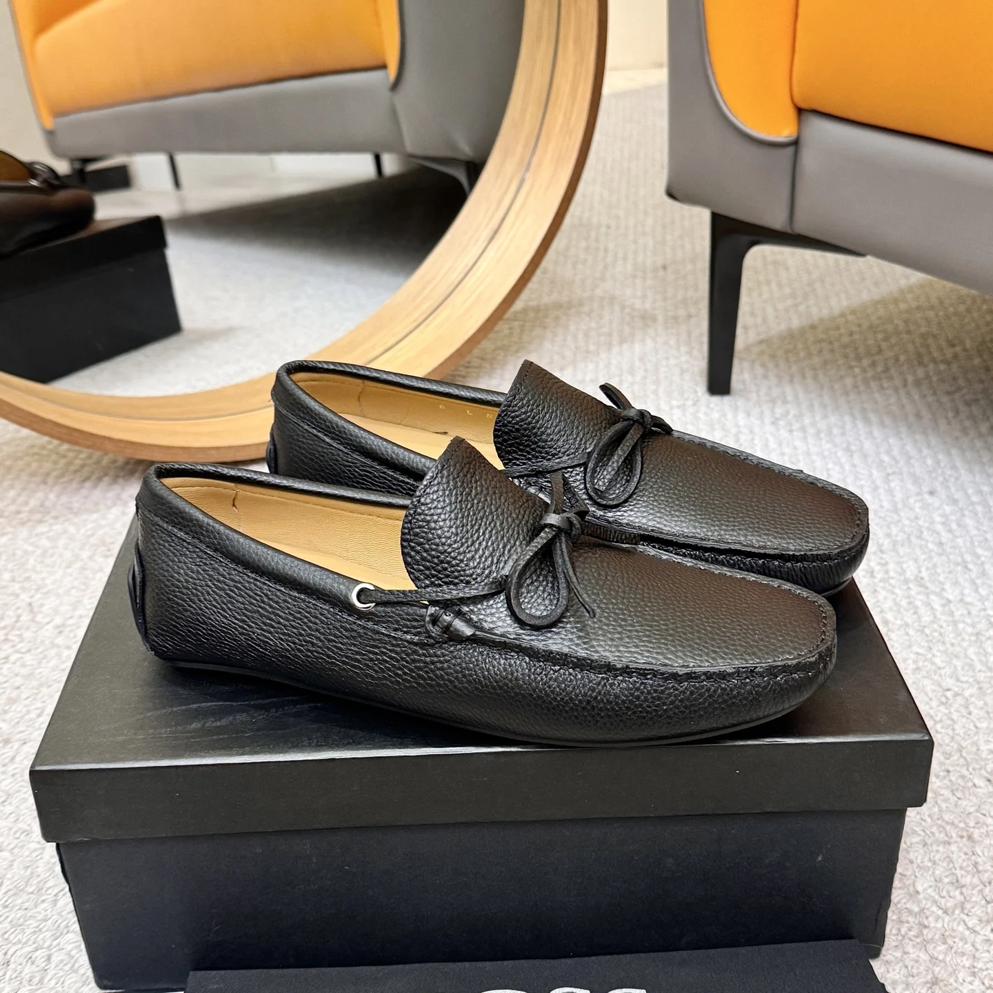 BOSS Loafers Calf Leather Black EU38-46 B00202609110130 - Image 3