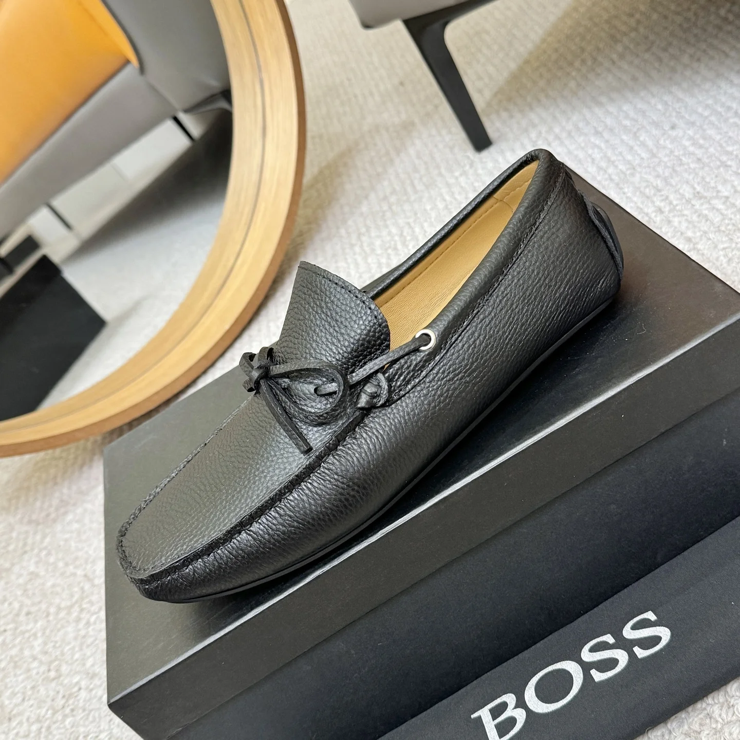 BOSS Loafers Calf Leather Black EU38-46 B00202609110130 - Image 6
