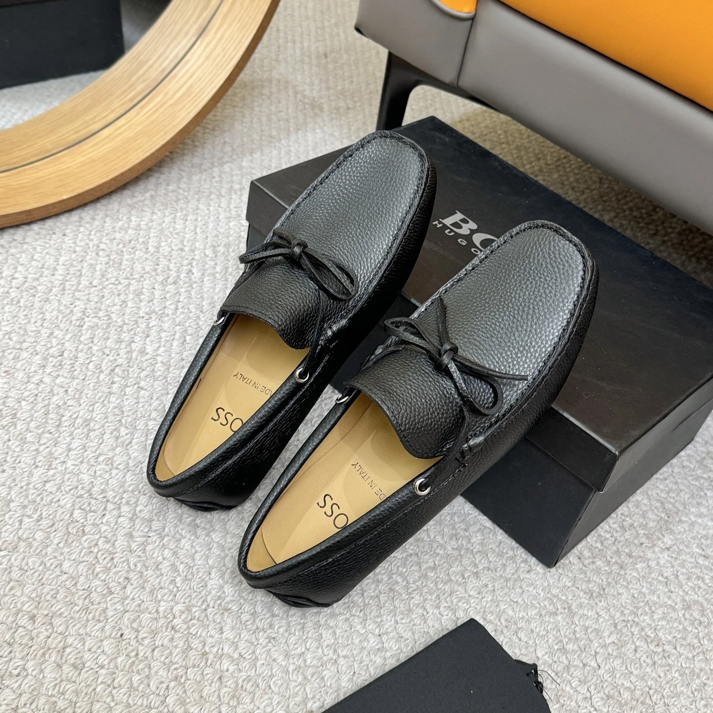 BOSS Loafers Calf Leather Black EU38-46 B00202609110130 - Image 8