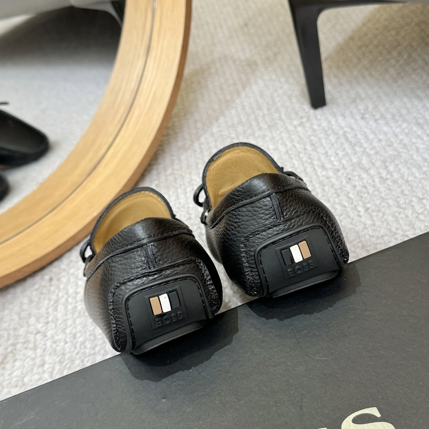 BOSS Loafers Calf Leather Black EU38-46 B00202609110130 - Image 9