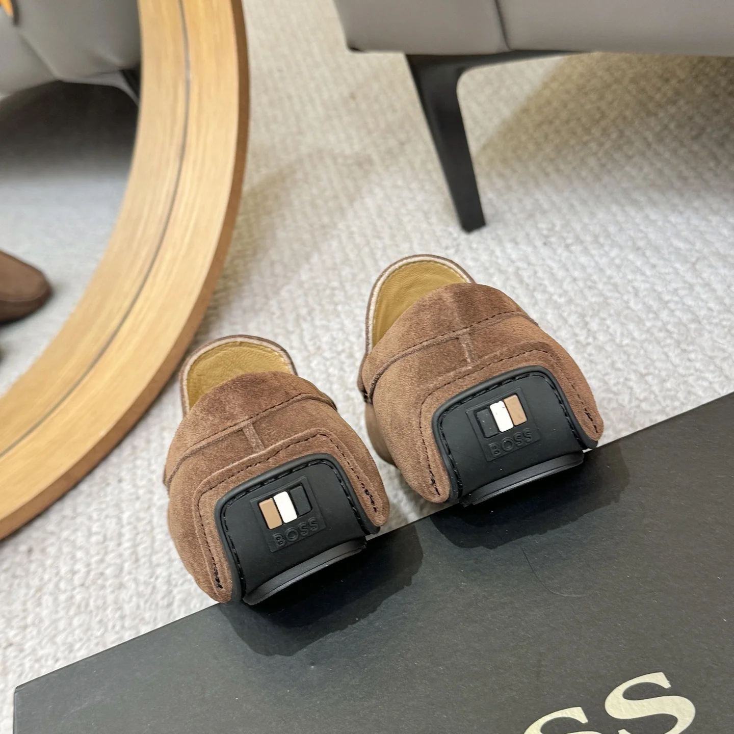 BOSS Loafers Calf Leather Brown EU38-46 B00202609110127 - Image 9