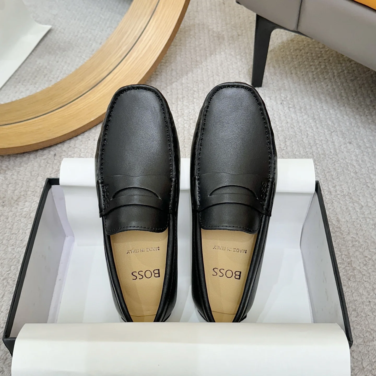 BOSS Loafers Cow Leather Black EU38-46 B00202609110129 - Image 2