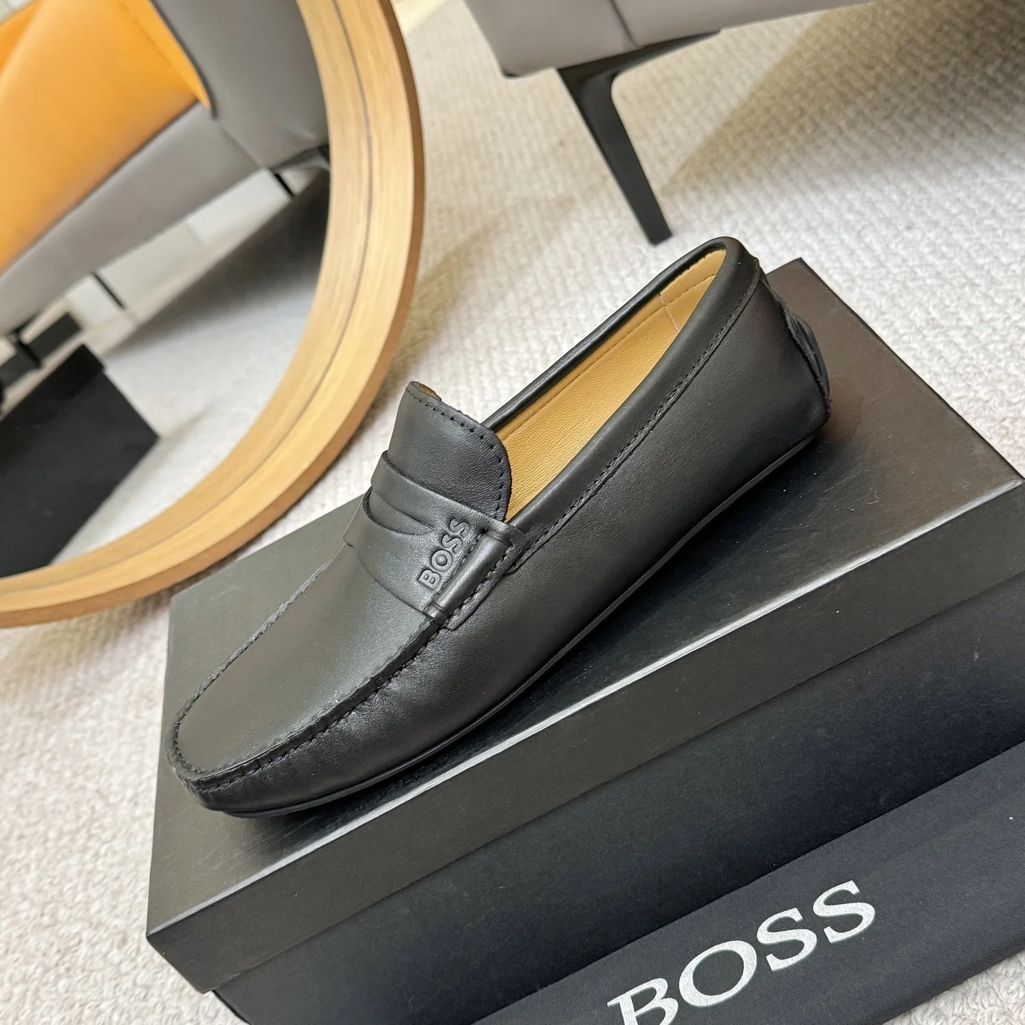 BOSS Loafers Cow Leather Black EU38-46 B00202609110129 - Image 6