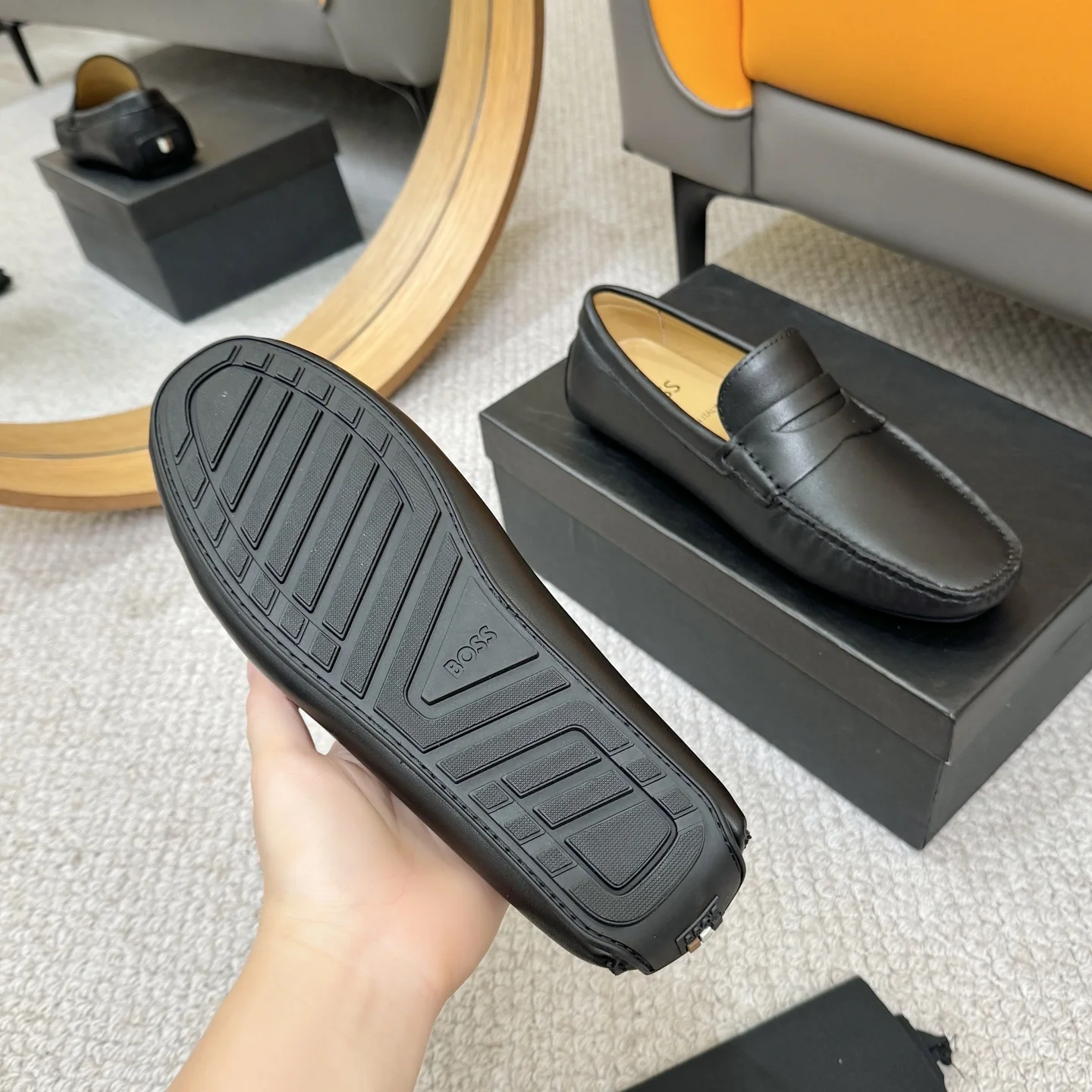 BOSS Loafers Cow Leather Black EU38-46 B00202609110129 - Image 7