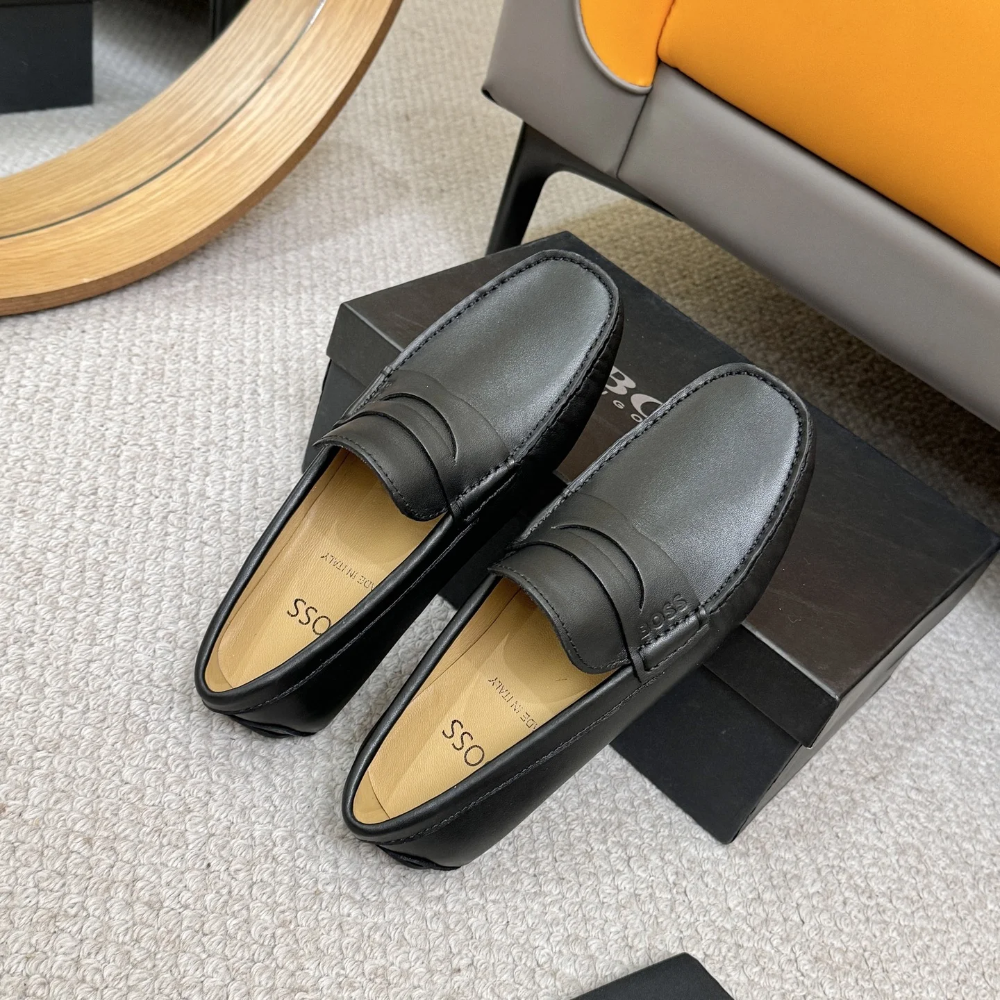BOSS Loafers Cow Leather Black EU38-46 B00202609110129 - Image 8