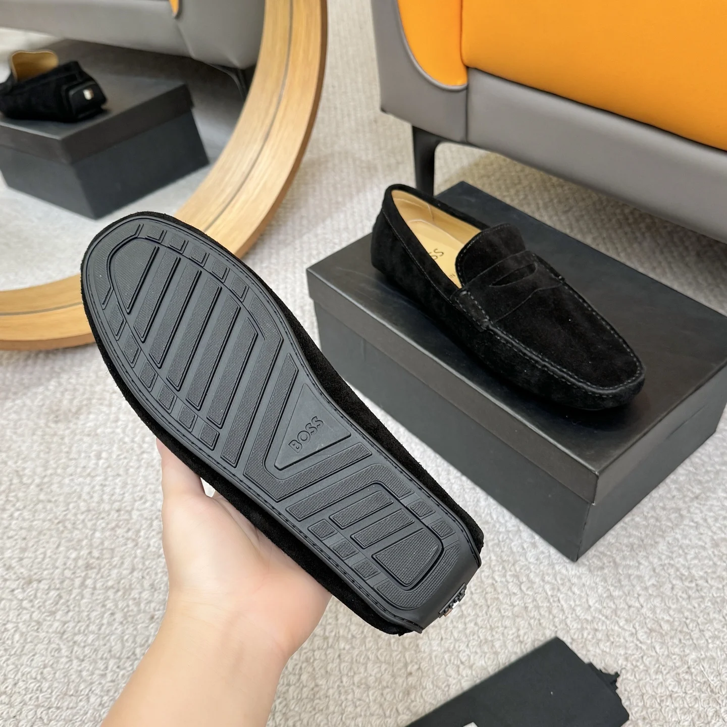 BOSS Loafers Leather Black EU38-46 B00202609110125 - Image 7