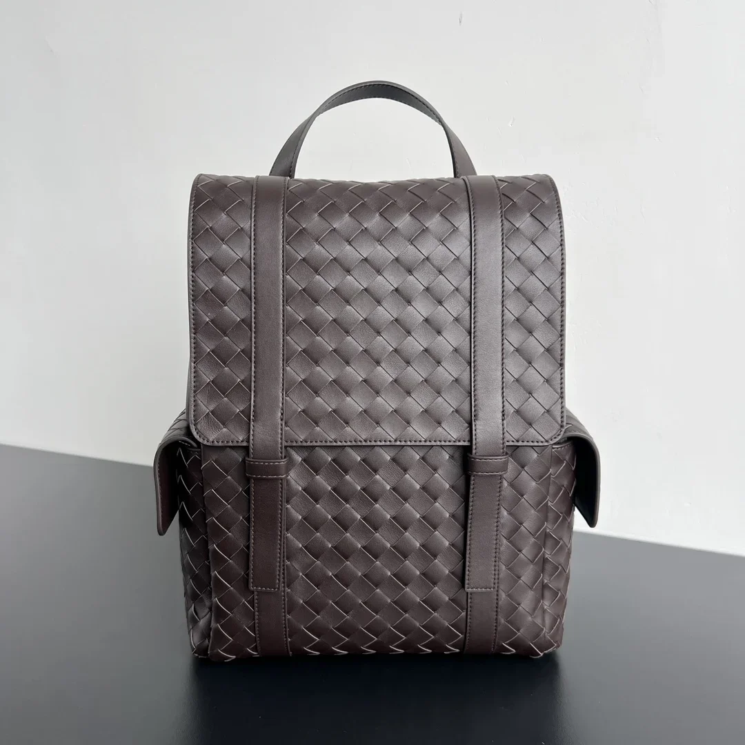 BOTTEGA VENETA Backpacks Bags Woven Calf Leather Brown 39X31X14 A480202609090001