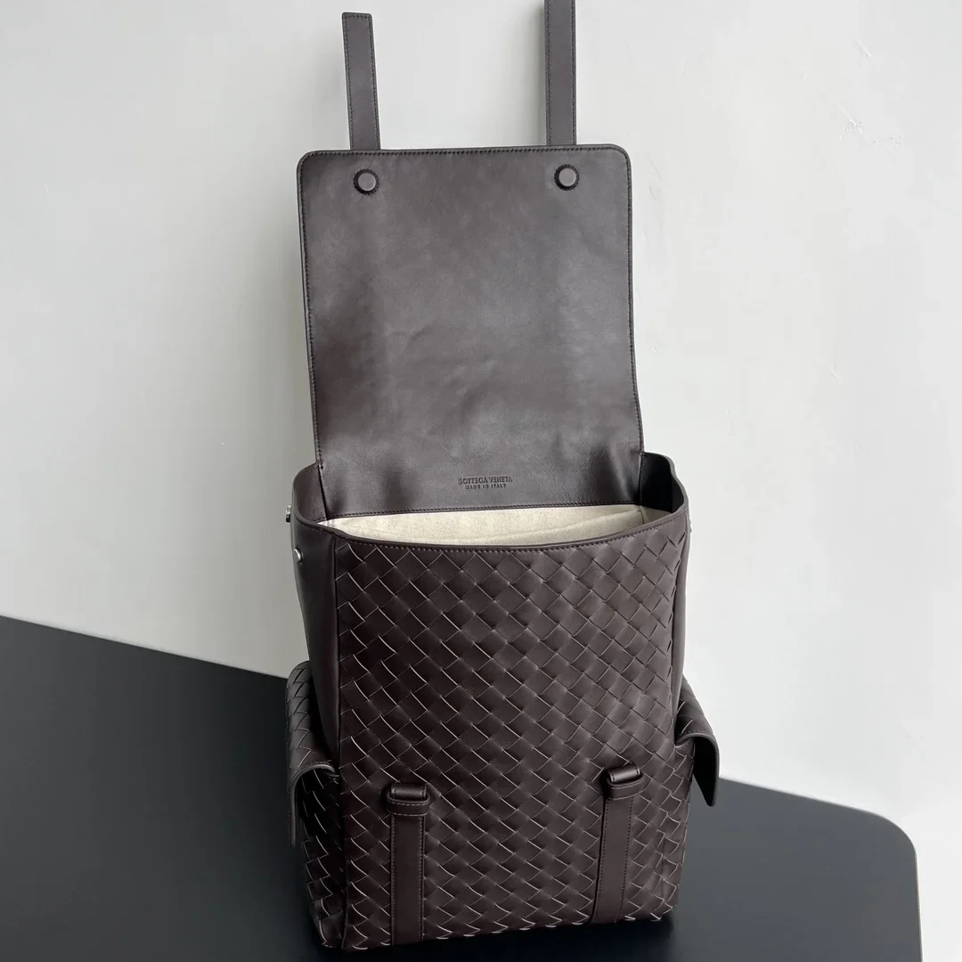BOTTEGA VENETA Backpacks Bags Woven Calf Leather Brown 39X31X14 A480202609090001 - Image 5