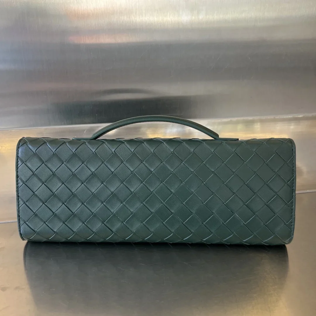 BOTTEGA VENETA Clutches Bags Green-Gold 31X13X3CM F80202609090029 - Image 2